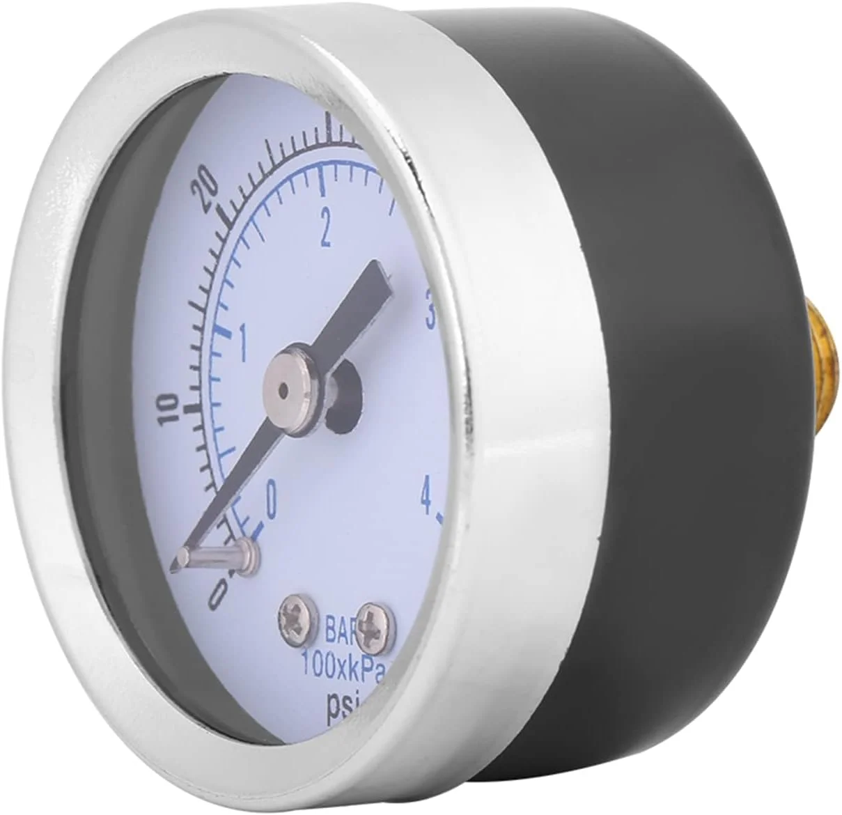 لوازم جانبی کمپینگ، گیج فشار آب 0 تا 60 PSI 0 تا 4 بار 1/8 Bspt مانومتر گیج فشار برای گیج فشار آب، هوا و روغن