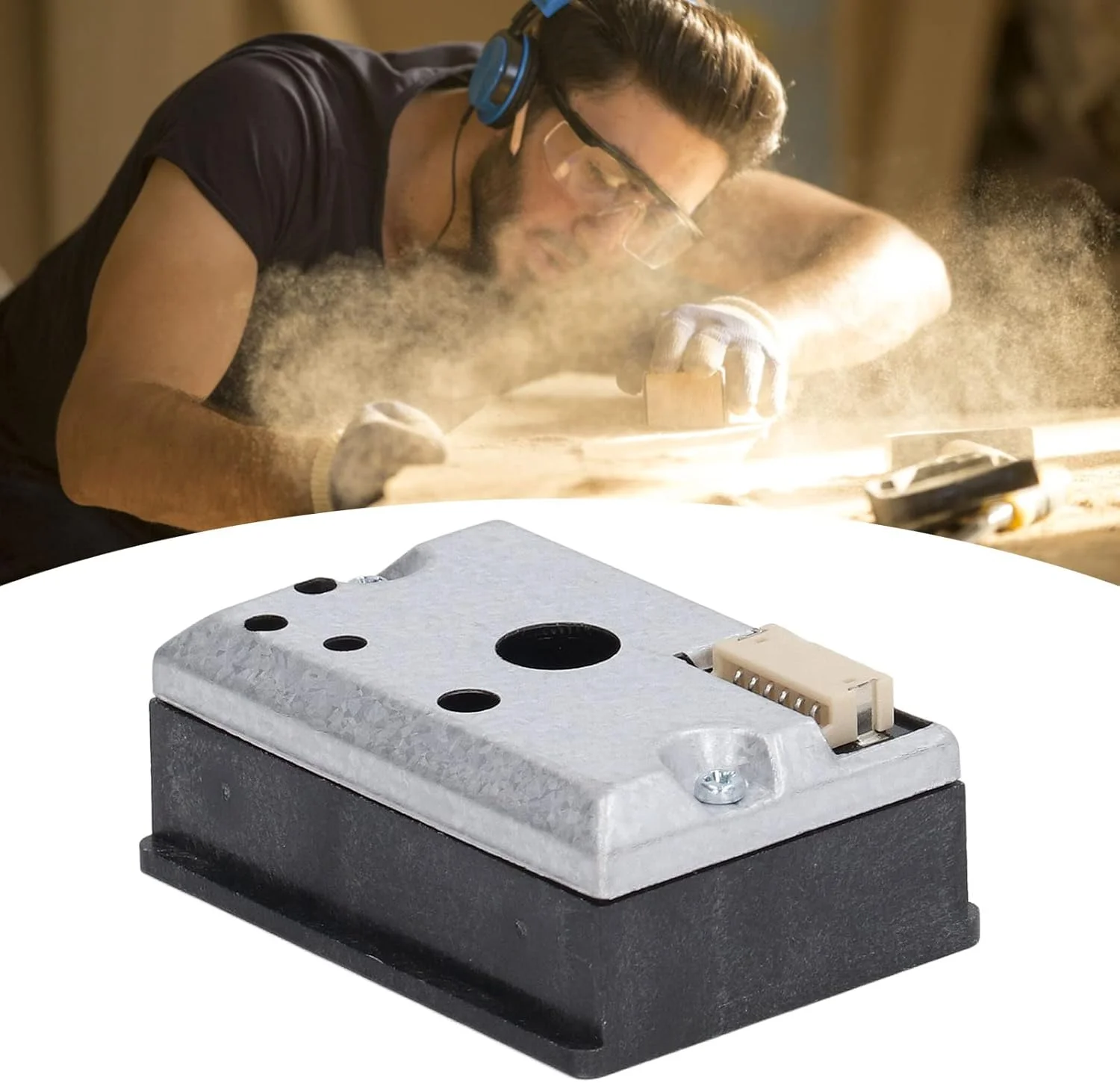 ماژول حسگر گرد و غبار Fyearfly PM2.5، حسگر تست گرد و غبار تصفیه کننده PM2.5، تشخیص کیفیت هوا، تستر غبار، حساسیت: 0.1 MG/m3