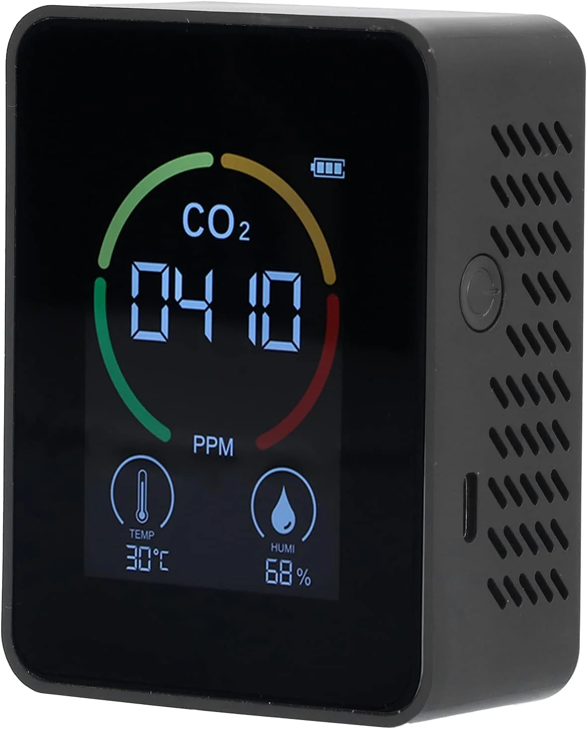 دستگاه تشخیص کیفیت هوا DOKGRYD، شارژ USB، ردیاب دی اکسید کربن با اندازه گیری دقیق برای گلخانه های کشاورزی، انبار، آزمایشگاه، خانواده