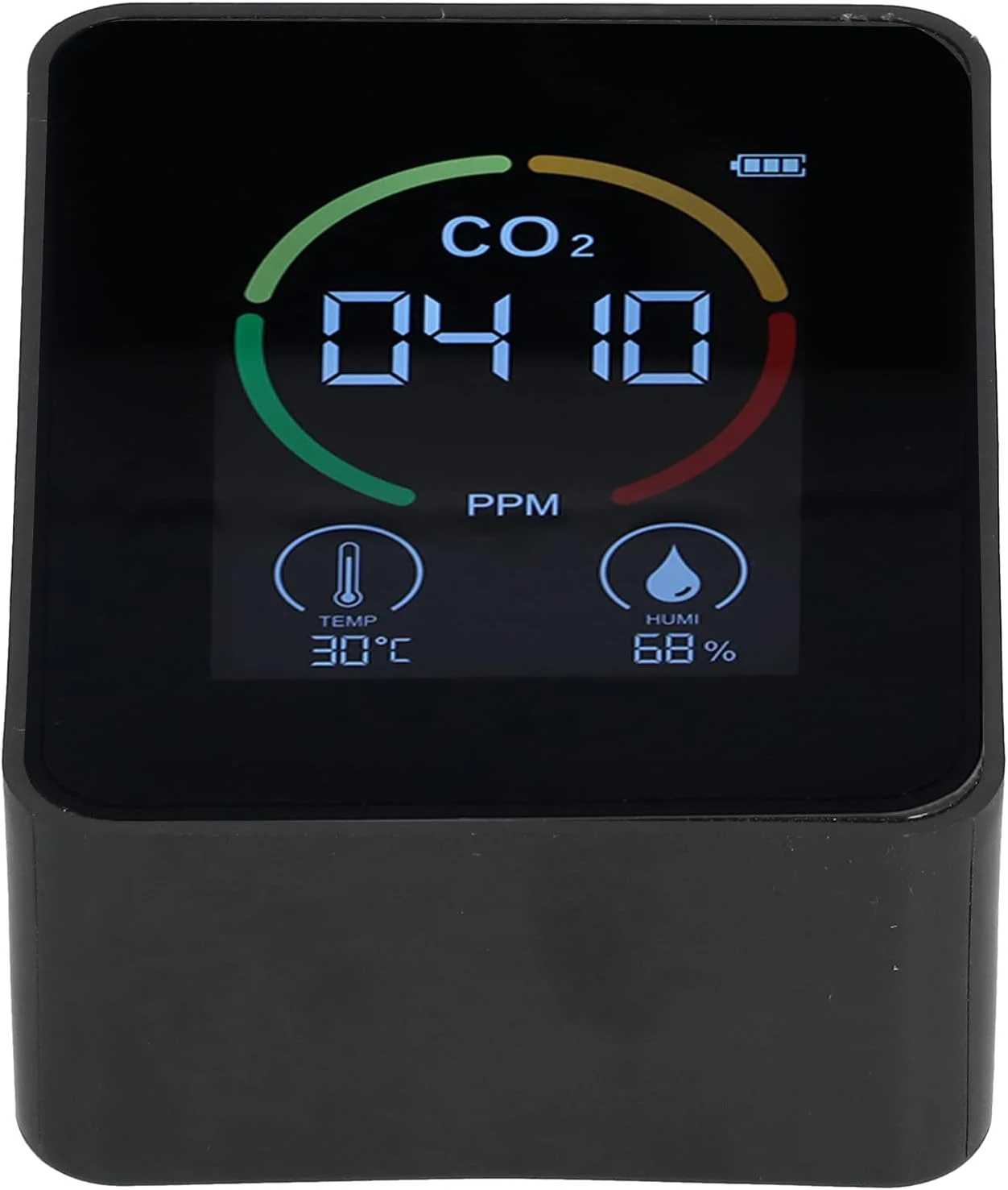 دستگاه تشخیص کیفیت هوا DOKGRYD، شارژ USB، ردیاب دی اکسید کربن با اندازه گیری دقیق برای گلخانه های کشاورزی، انبار، آزمایشگاه، خانواده