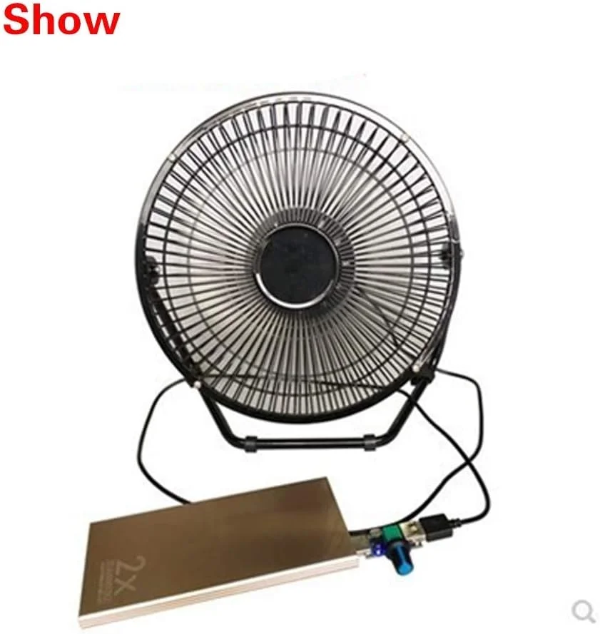 تنظیم کننده سرعت باد فن USB مدل DOKGRYD، تنظیم کننده میزان صدا، بی صدا کننده حرارت، چند حالته، تخت خواب، مینی اداری، محفظه نقطه ای Steuermodul