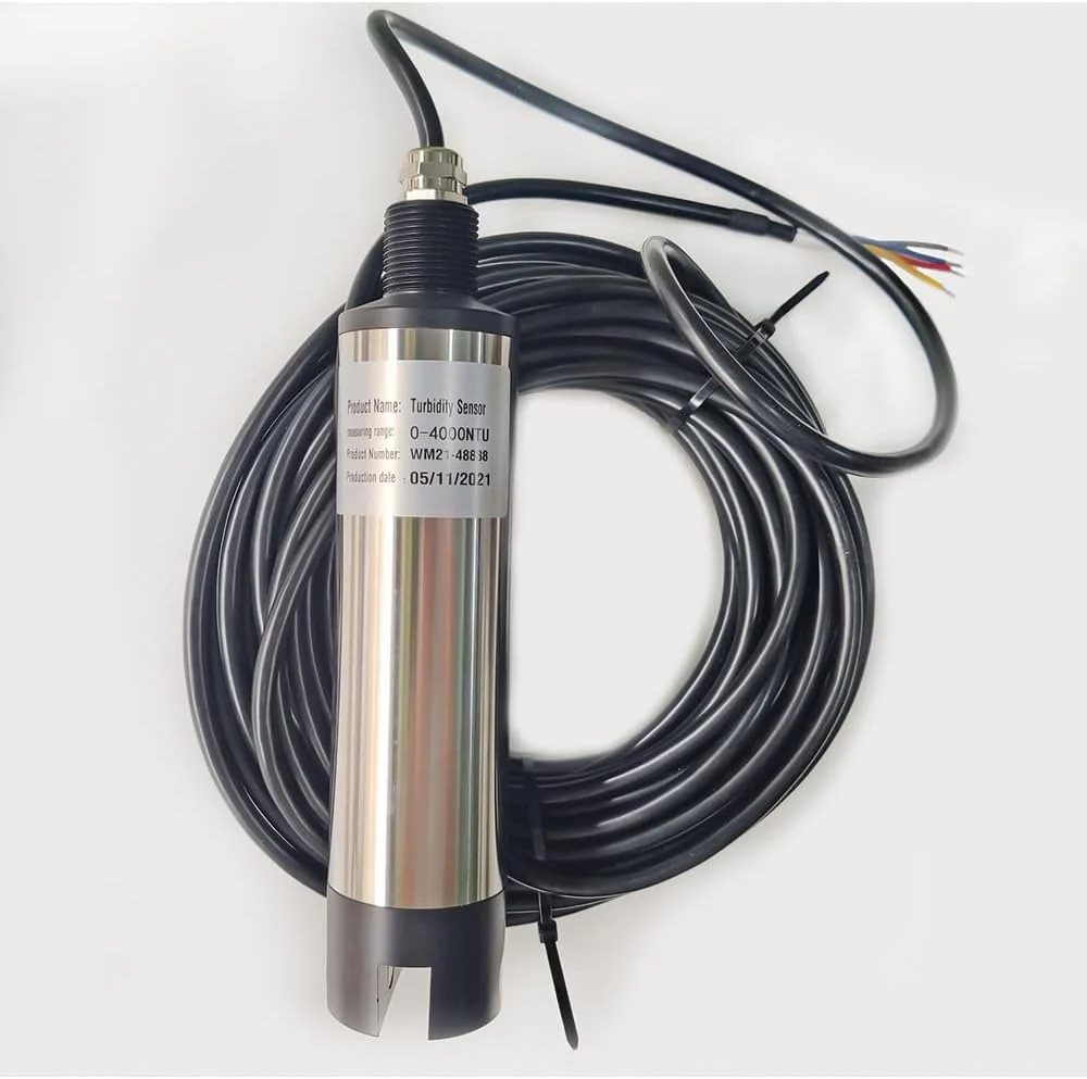 DJSLO UltrasoFlowmeter، MDL8011 ابزار آنلاین صنعتی برای نظارت بر کیفیت آب، کدورت سنج دیجیتال، آنالایزر غلظت مواد معلق (رنگ: 0.01-500mg 1l)