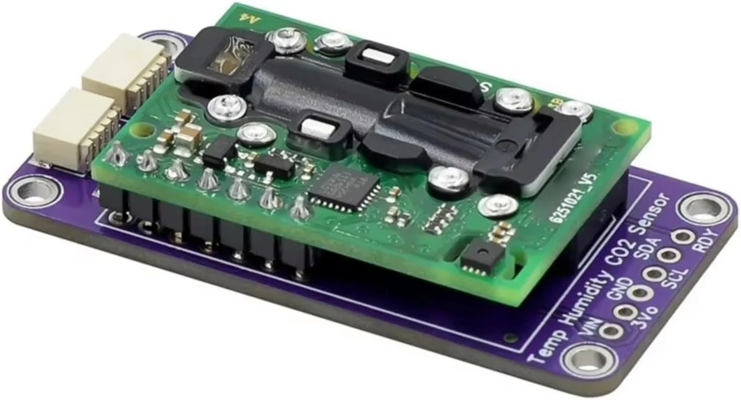 پکیج حسگر هوا دی اکسید کربن SCD30 برای داده های دقیق دما، رطوبت و CO2 پکیج حسگر هوا دی اکسید کربن SCD30 برای داده های دقیق دما، رطوبت و CO2