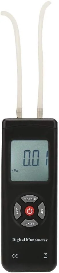 مانومتر دیجیتال، فشارسنج دیفرانسیل دیجیتال TL100، فشارسنج دیفرانسیل دستی