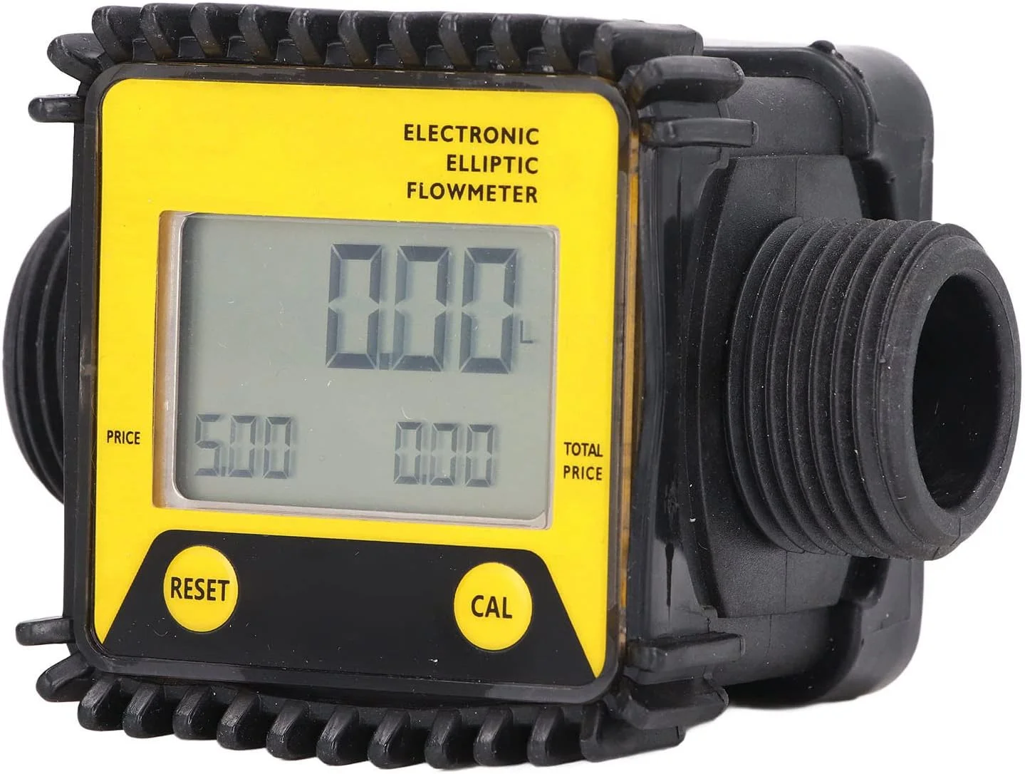 فلومتر سوخت، فلومتر دیزل، فلومتر دیجیتال مناسب برای اندازه گیری صنعتی (زرد)