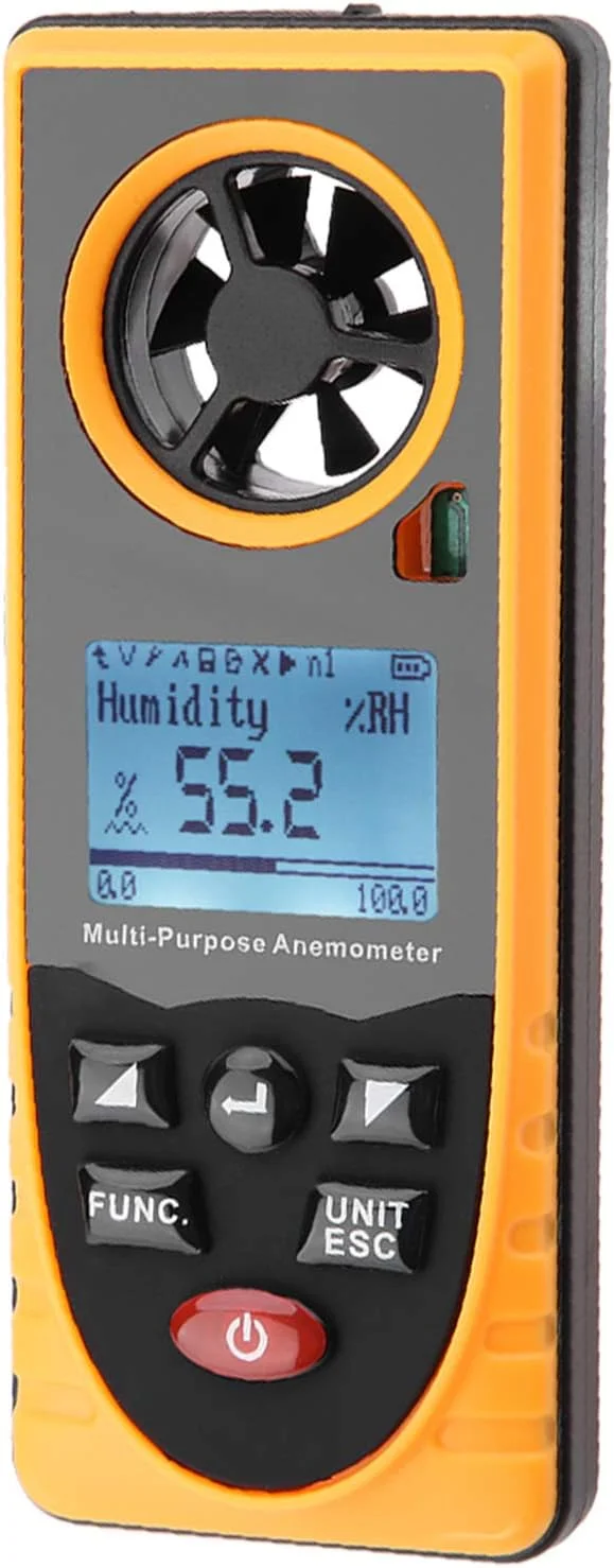 بادسنج دیجیتال، سرعت سنج باد دیجیتال مدل GM8910 برای اندازه گیری سرعت باد