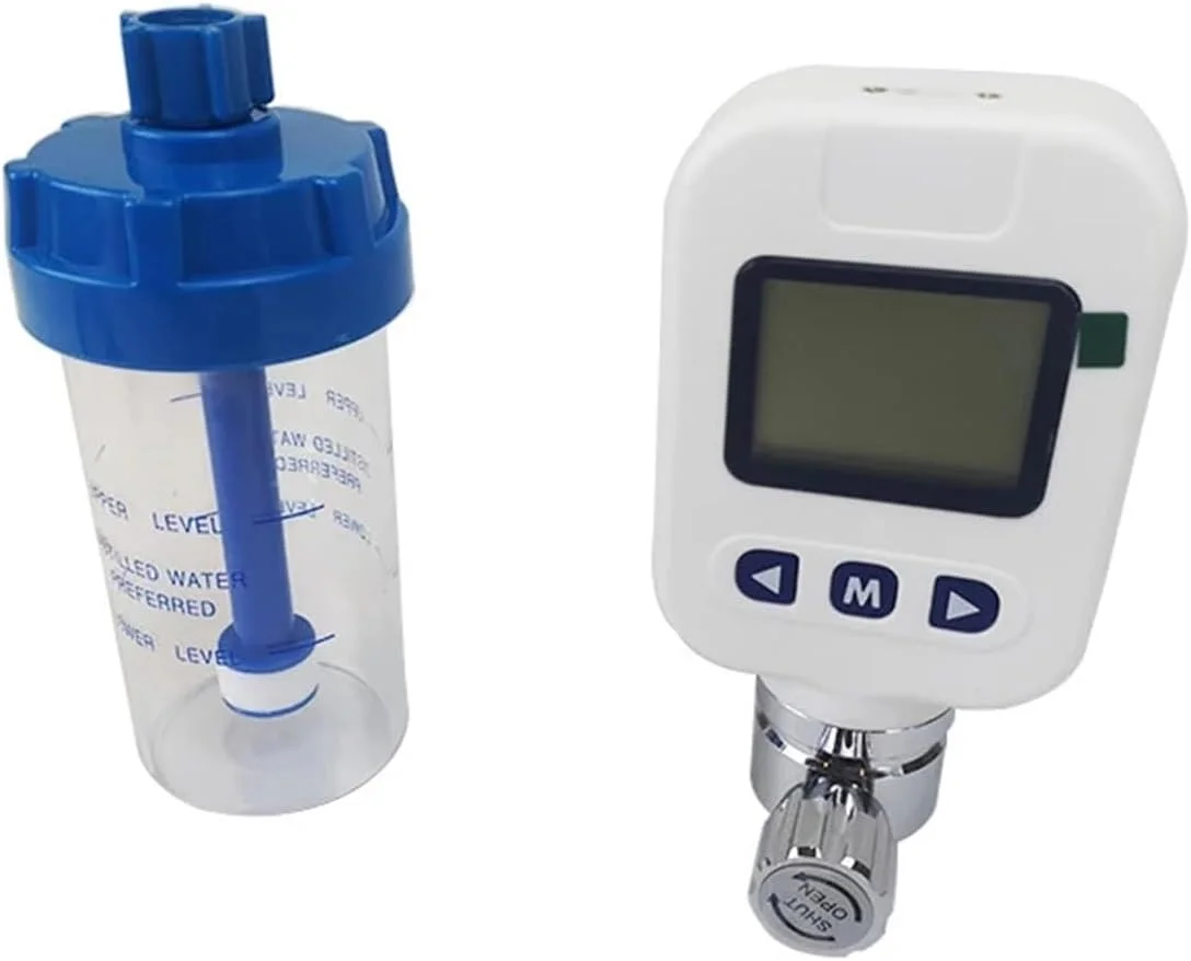 فلومتر دیجیتال MF5806 مقیاس جریان جرمی اکسیژن 0~15SLPM برای بیمارستان های پزشکی (0-15SLPM)