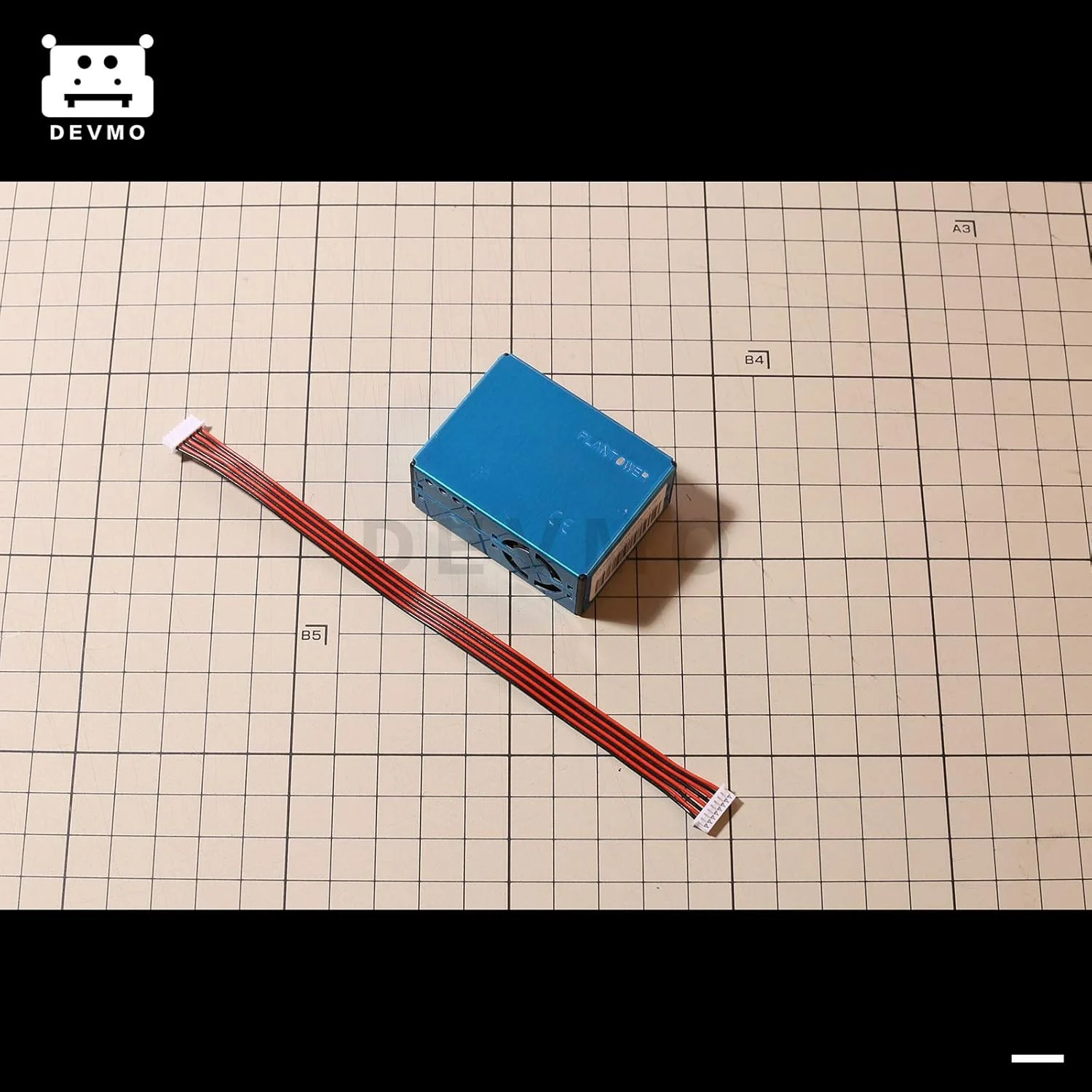 سنسور لیزری تشخیص غلظت ذرات دیجیتال DEVMO مدل PMS5003 PM2.5 PM10 به همراه کابل، سنسور تشخیص کیفیت هوا، سنسور گرد و غبار، ماژول مانیتور تهویه هوا سازگار با آردوینو