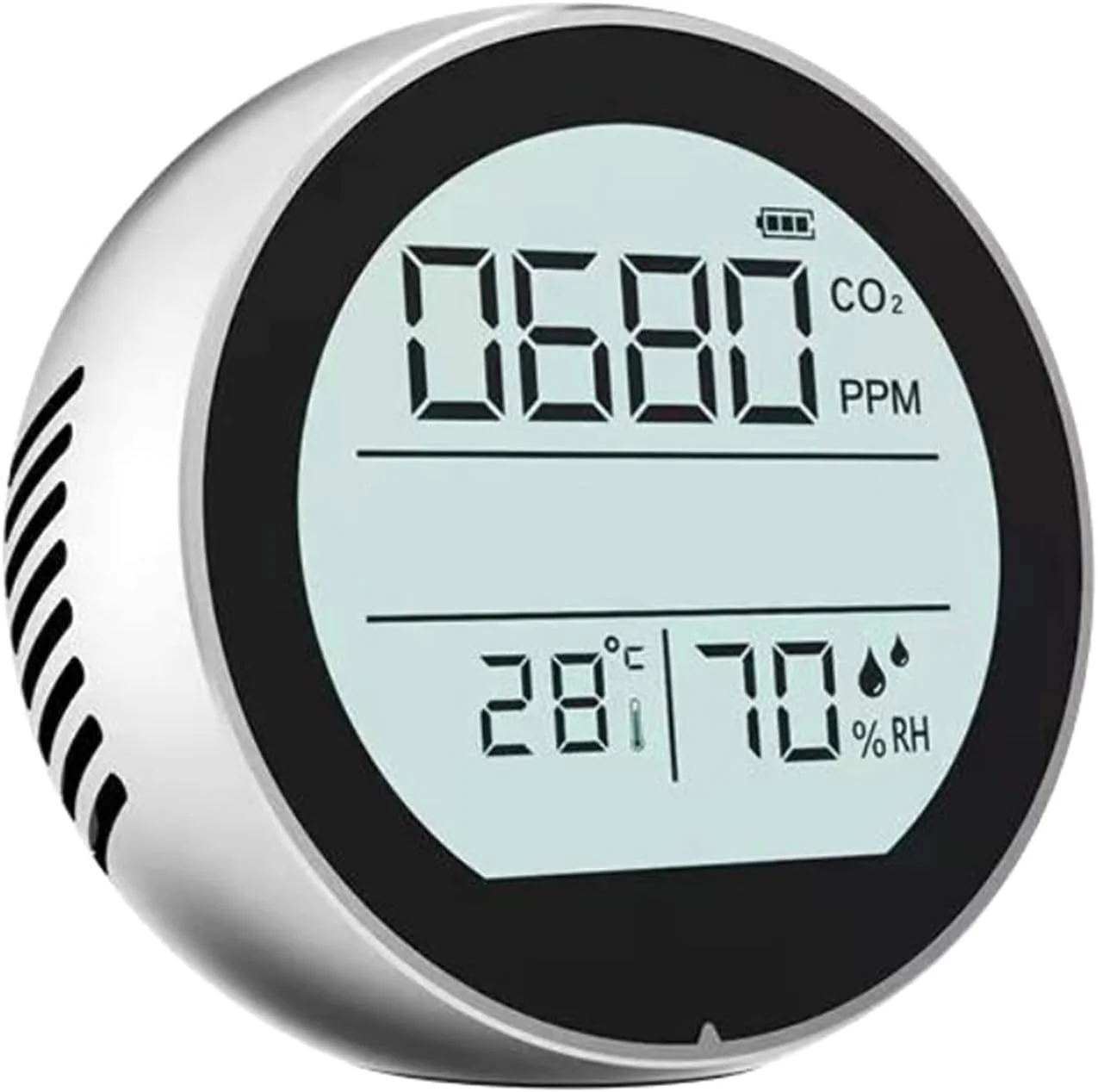 دستگاه تشخیص کیفیت هوا LED دیجیتال USB قابل شارژ مادون قرمز CO2، محدوده 400-5000 PPM، سنسور NDIR، دما و رطوبت CO2، تستر 3 در 1 برای اتاق، دفتر، گلخانه، انبار دستگاه تشخیص کیفیت هوا LED دیجیتال USB قابل شارژ مادون قرمز CO2، محدوده 400-5000 PPM، سنسور NDIR، دما و رطوبت CO2، تستر 3 در 1 برای اتاق، دفتر، گلخانه، انبار