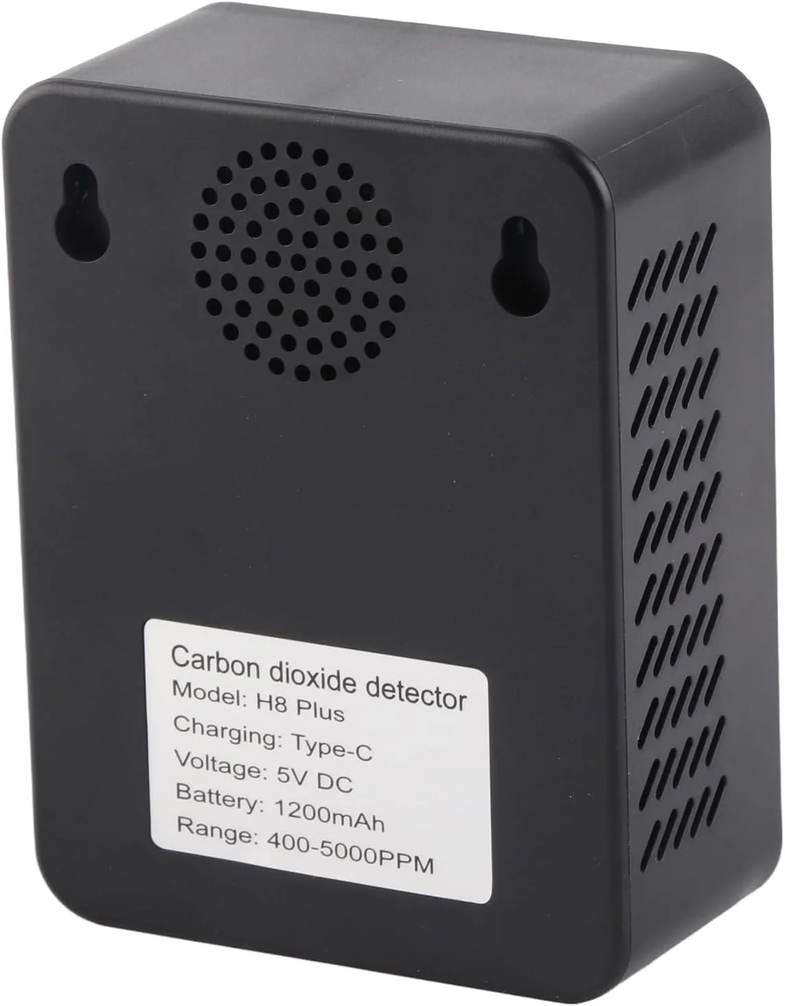 دستگاه تشخیص دی اکسید کربن نیمه هادی با کیفیت بالا برای گلخانه مدل H8 Plus ZNAZGG01 (مشکی)