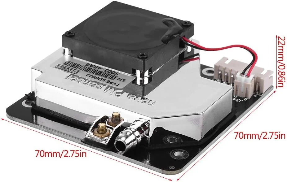 کیت ماژول آشکارساز حسگر گرد و غبار، آشکارساز ذرات هوا با دقت بالا PM2.5 PM10، حسگر دیجیتال تشخیص گرد و غبار لیزری USB، ماژول مانیتور تصفیه کننده هوا و تهویه مطبوع SDS011 کیت ماژول آشکارساز حسگر گرد و غبار، آشکارساز ذرات هوا با دقت بالا PM2.5 PM10، حسگر دیجیتال تشخیص گرد و غبار لیزری USB، ماژول مانیتور تصفیه کننده هوا و تهویه مطبوع SDS011