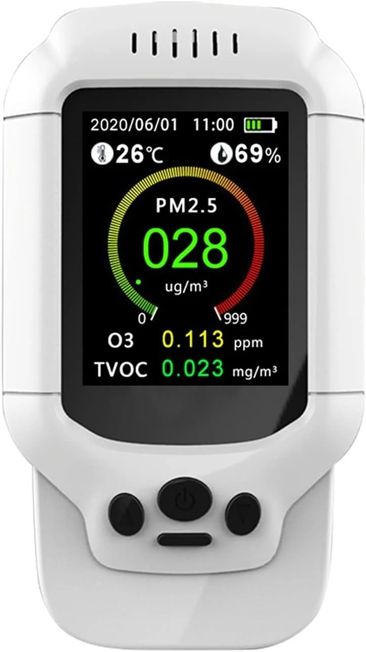 دتکتور گاز، هفت در یک PM2.5 PM1.0 PM10 O3 TVOC دتکتور دما، رطوبت و ازن دتکتور گاز، هفت در یک PM2.5 PM1.0 PM10 O3 TVOC دتکتور دما، رطوبت و ازن