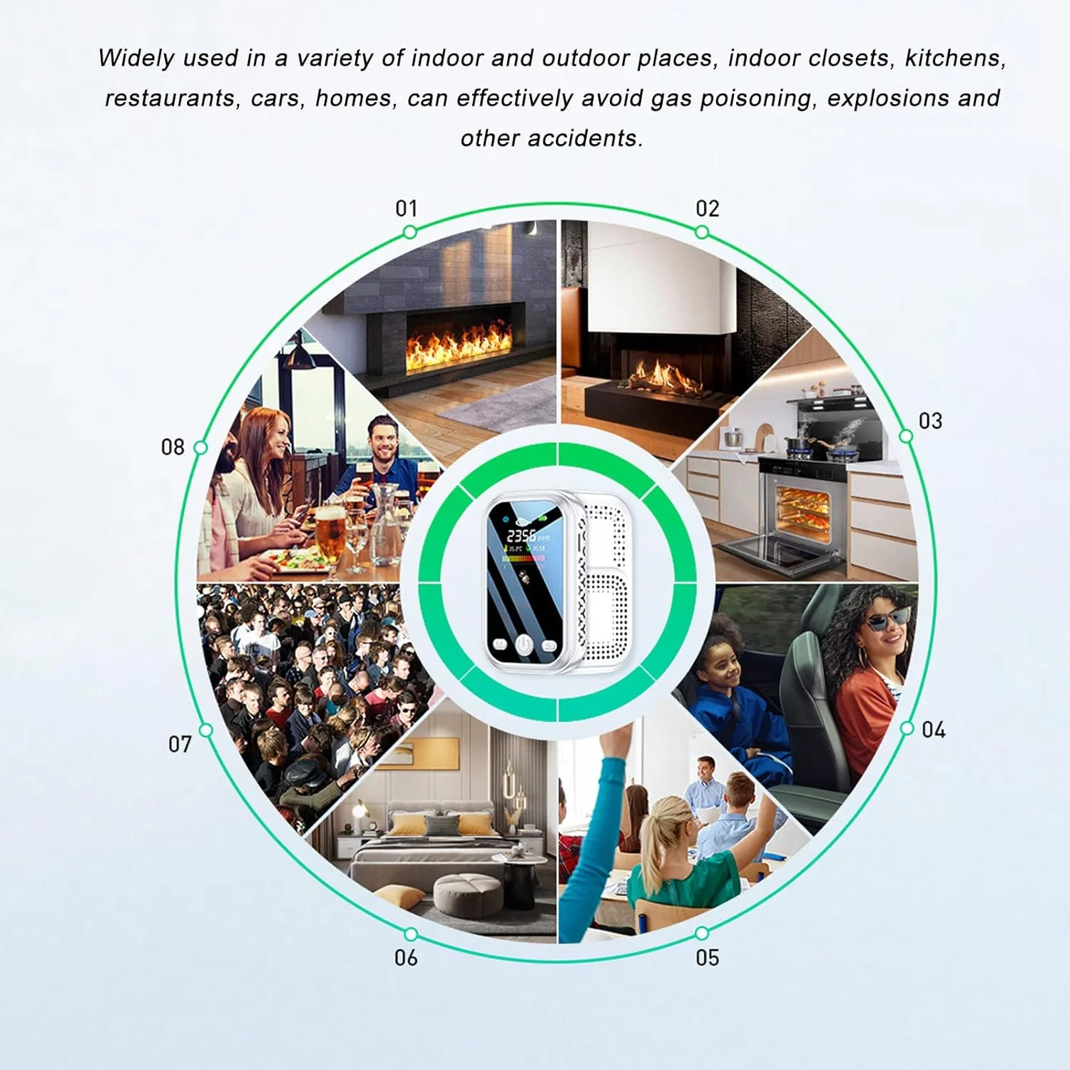 مینی ردیاب CO2، ردیاب سبک و قابل حمل دی اکسید کربن، مانیتور کیفیت هوا، آنالایزر هوا با قابلیت نمایش دما و رطوبت، CO2 متر دیجیتال برای استفاده در منزل و محیط های داخلی مینی ردیاب CO2، ردیاب سبک و قابل حمل دی اکسید کربن، مانیتور کیفیت هوا، آنالایزر هوا با قابلیت نمایش دما و رطوبت، CO2 متر دیجیتال برای استفاده در منزل و محیط های داخلی