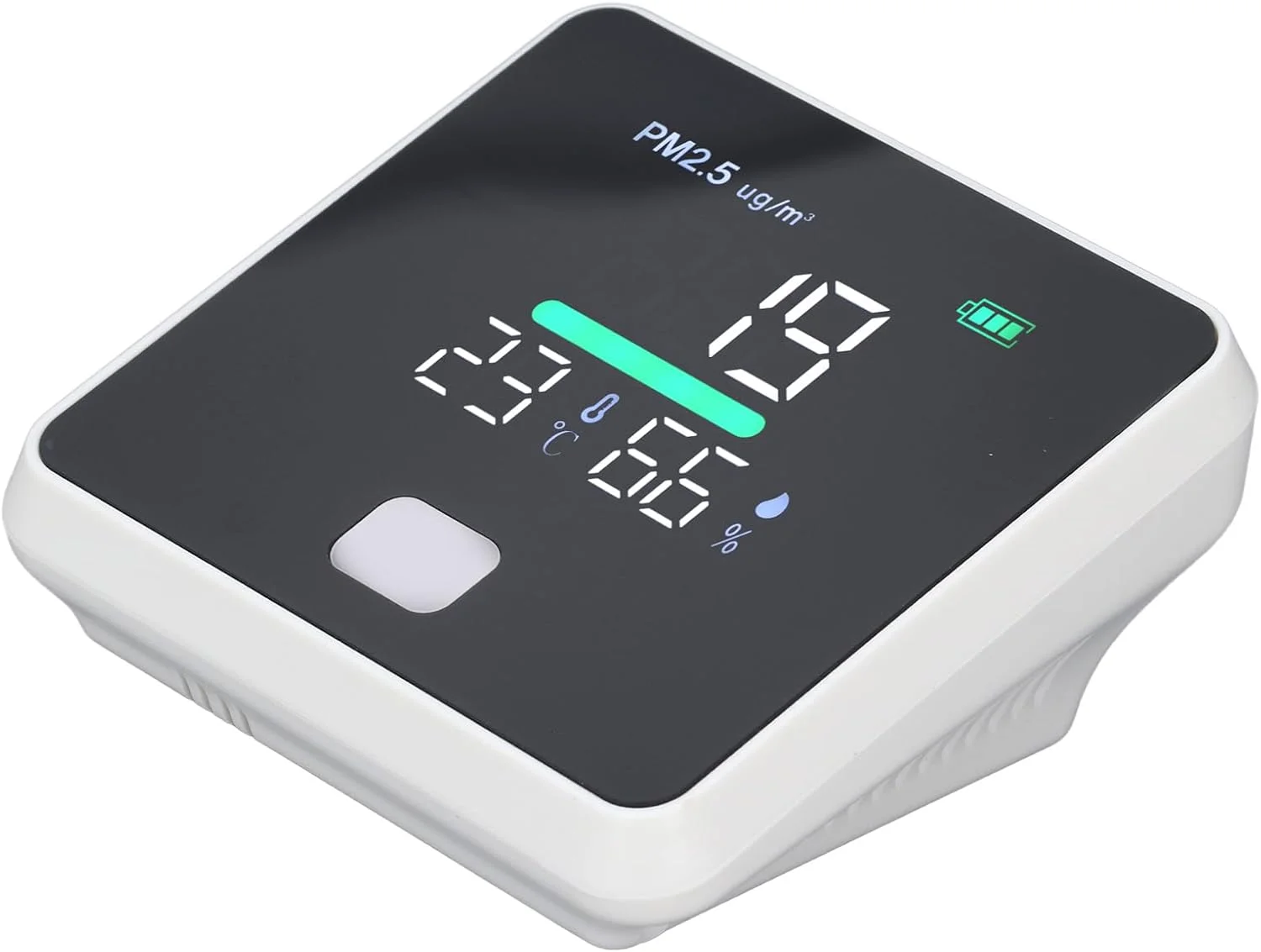 دستگاه سنجش PM2.5، دتکتور دما و رطوبت PM2.5، مانیتور سبک وزن PM2.5 با قابلیت خواندن آسان برای خانه، دستگاه های سنجش کیفیت هوای داخلی