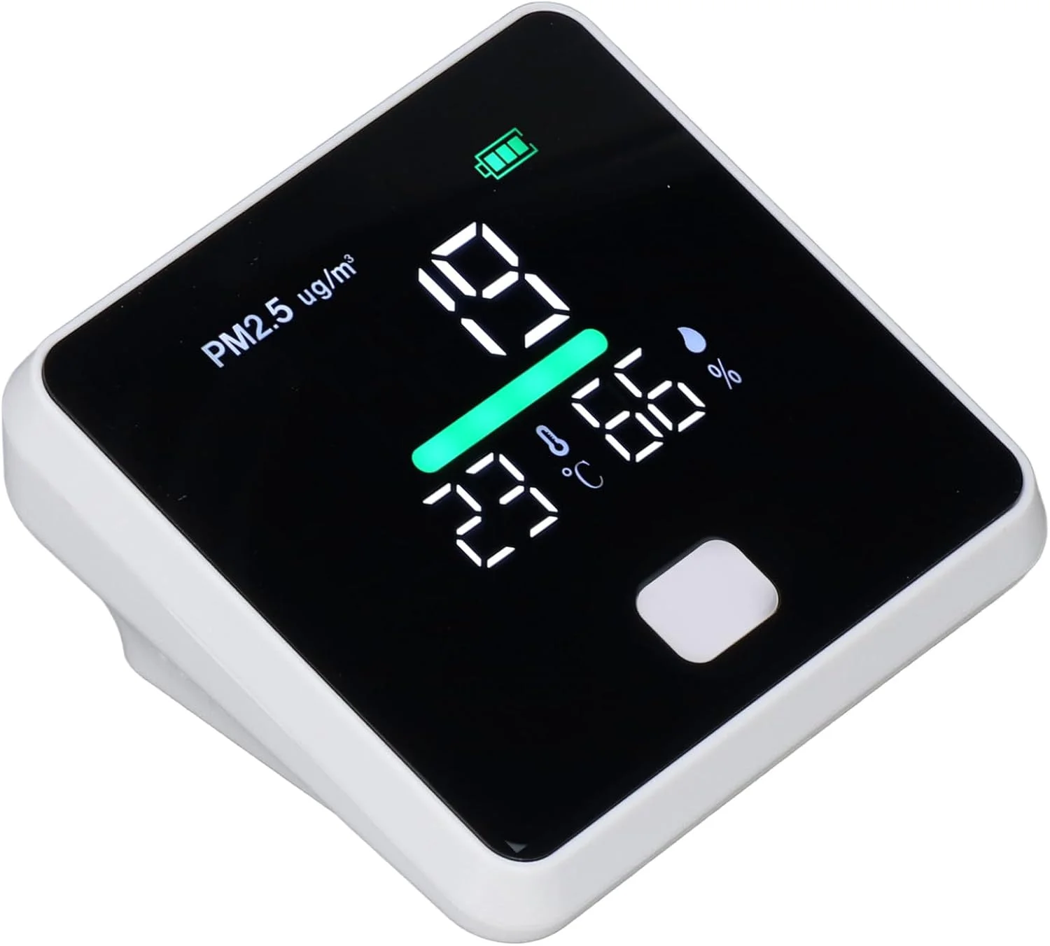 دستگاه سنجش PM2.5، دتکتور دما و رطوبت PM2.5، مانیتور سبک وزن PM2.5 با قابلیت خواندن آسان برای خانه، دستگاه های سنجش کیفیت هوای داخلی