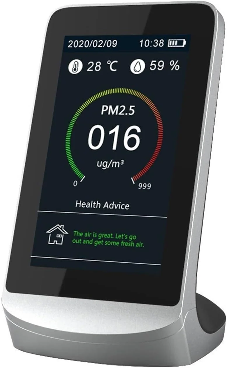 دستگاه تشخیص گاز، مانیتور کیفیت هوا TVOC چند منظوره داخلی، سنسور گاز CO2، آنالایزر سنسور دی اکسید کربن با حساسیت بالا