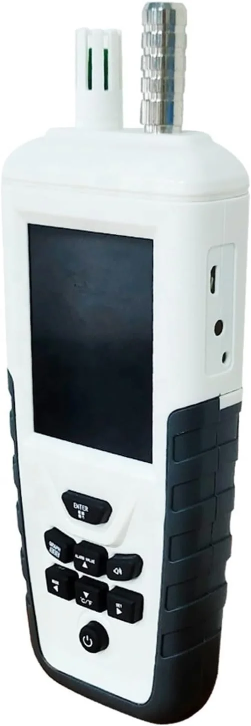 دستگاه تشخیص گاز، شمارشگر ذرات هوا PM0.3 PM2.5 10 Um قابل حمل برای تشخیص کیفیت اتاق تمیز