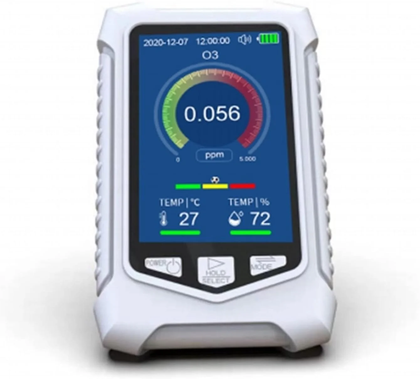 دستگاه تشخیص گاز، آنالیزور ازن قابل حمل چند منظوره هوشمند O3 متر سنسور تشخیص گاز نظارت بر آلودگی هوا با کیفیت بالا