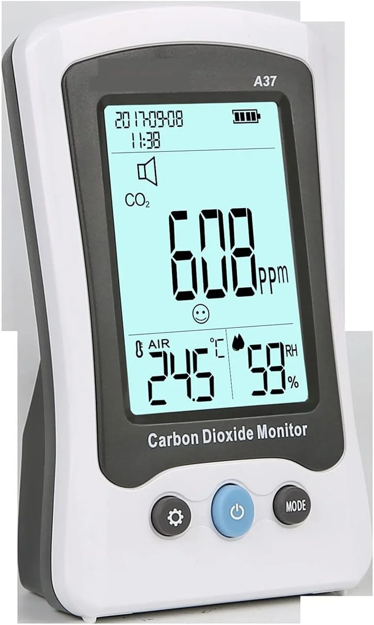 دستگاه تشخیص گاز A37، تستر کیفیت هوای لیزری خانگی، تشخیص دهنده CO2، آشکارساز دی اکسید کربن