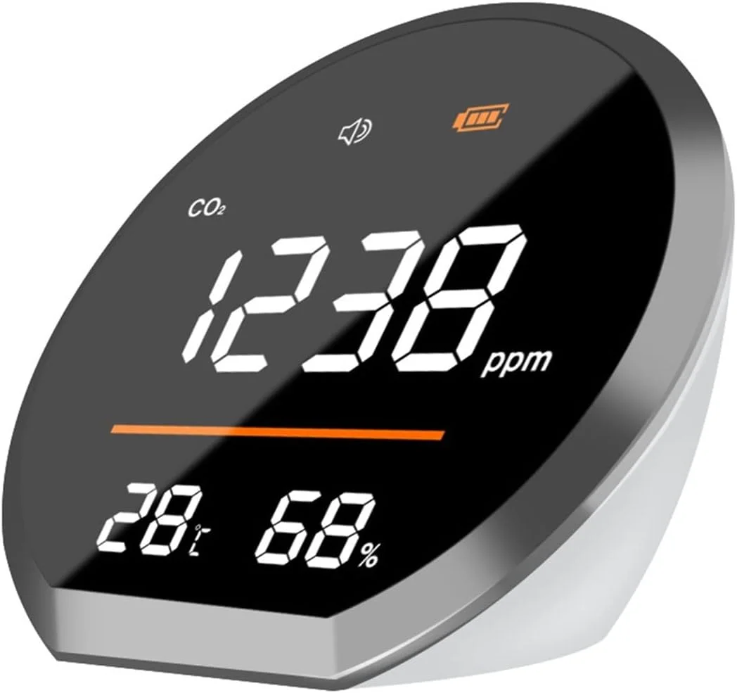 دتکتور گاز، آشکارساز دی اکسید کربن، آشکارساز CO2، آشکارساز هوا، آستانه هشدار قابل تنظیم