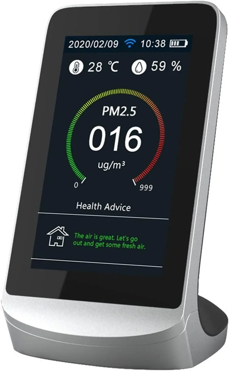 دتکتور گاز، آشکارساز دی اکسید کربن، آشکارساز CO2، آشکارساز کیفیت هوا Tuya Smart WiFi اتصال انگلیسی