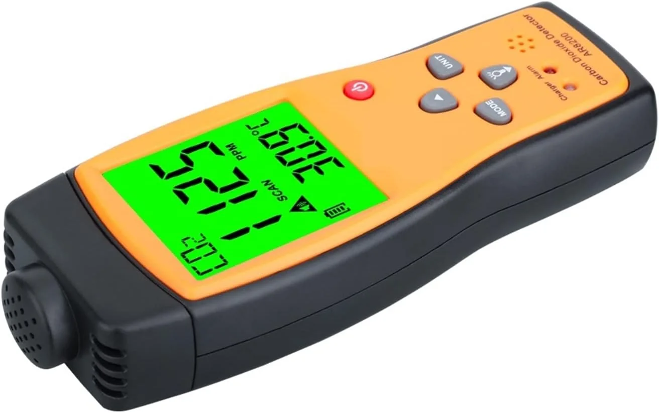 دستگاه تشخیص گاز، محلل گاز CO2 متر، مراقب، کاشف گاز، دستگاه تشخیص دی اکسید کربن، دستگاه نظارت بر کیفیت هوای داخلی، دستگاه تست CO2