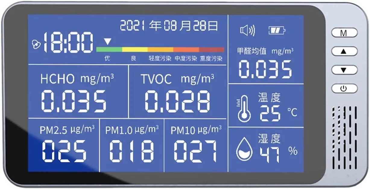 دتکتور گاز، آشکارساز فرمالدئید، آشکارساز قابل حمل فرمالدئید PM2.5، آشکارساز گرد و غبار، آشکارساز مه، دتکتور رومیزی