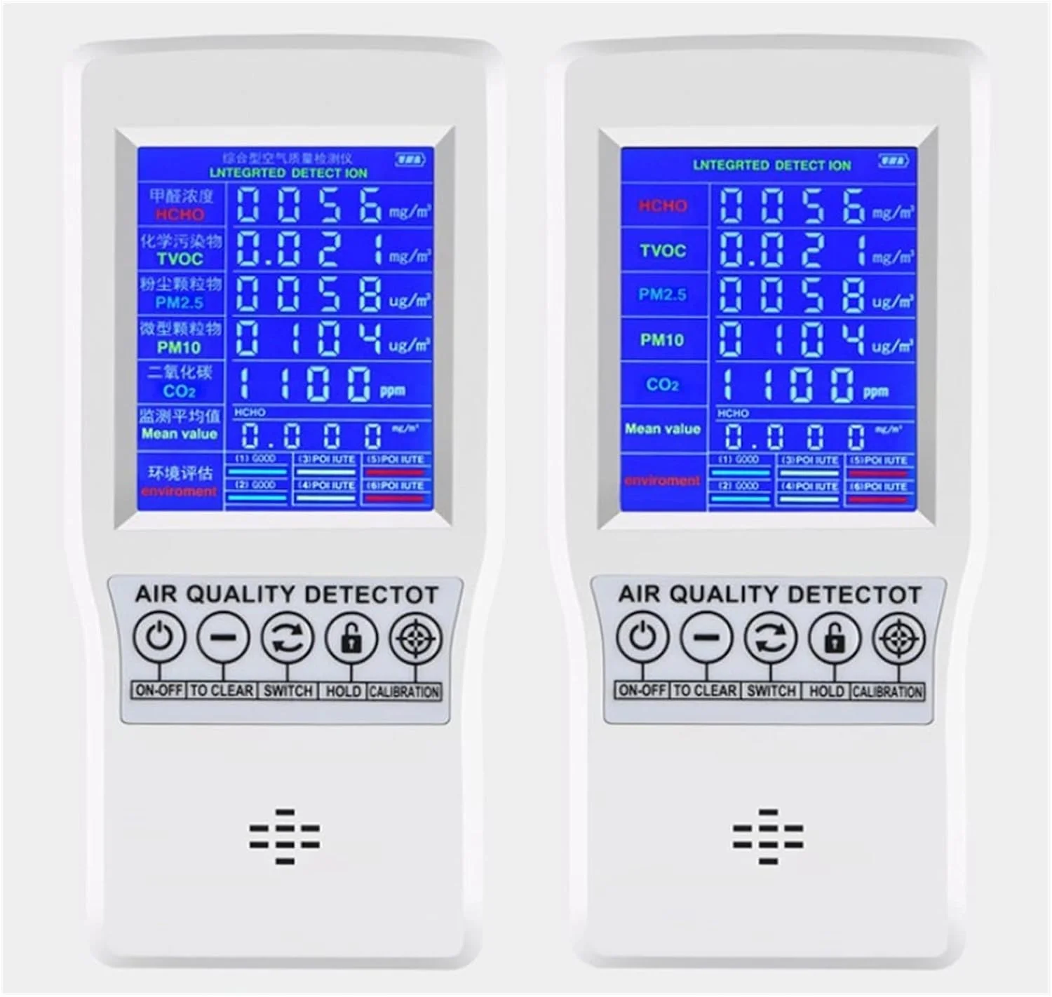 دستگاه تشخیص گاز، نشبع CO2. آشکارساز فرمالدئید | آشکارساز کیفیت هوا PM2.5 PM10. تشخیص