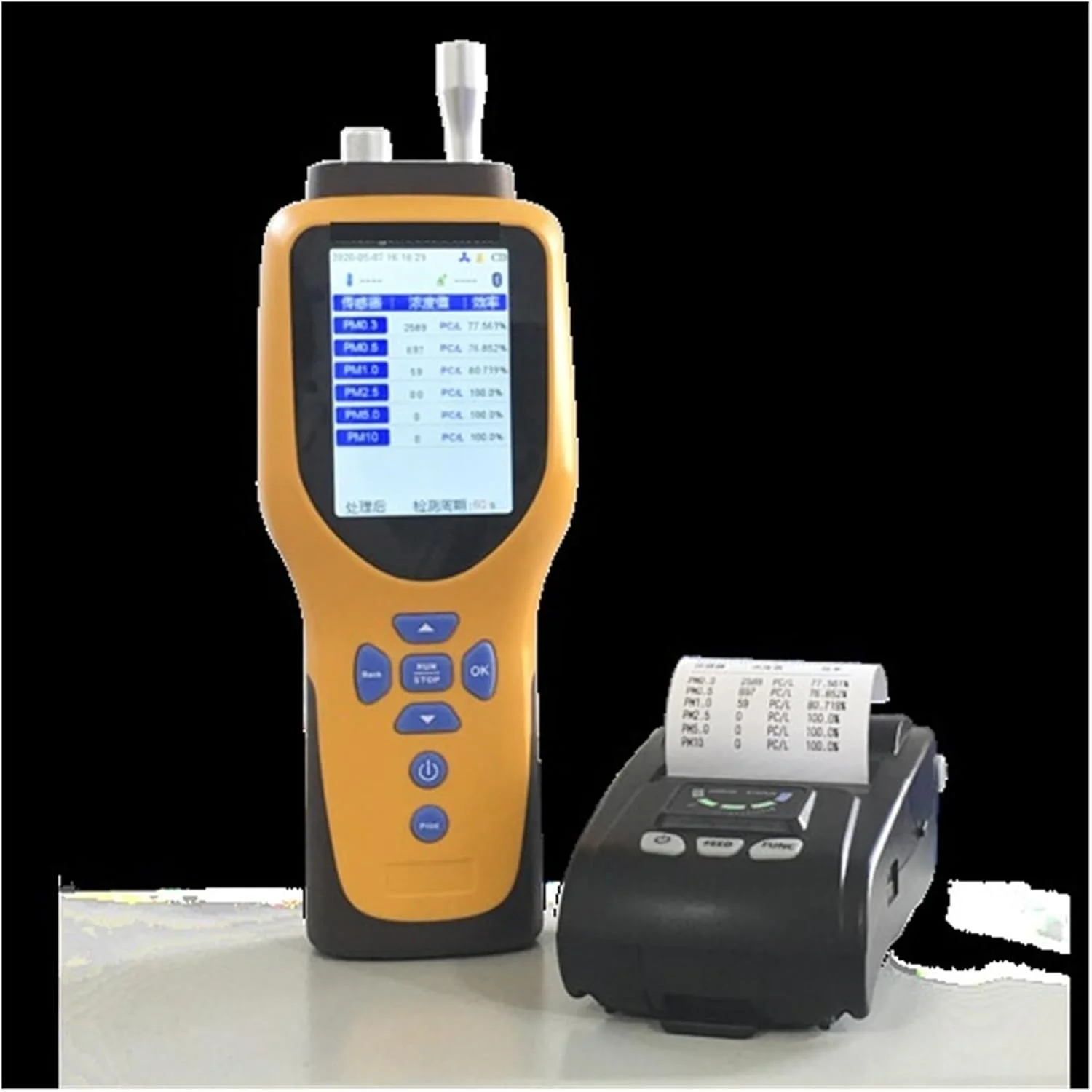 دستگاه تشخیص گاز، دستگاه تشخیص دستی گرد و غبار و ذرات، آشکارساز کیفیت هوا، PM2.5 PM10
