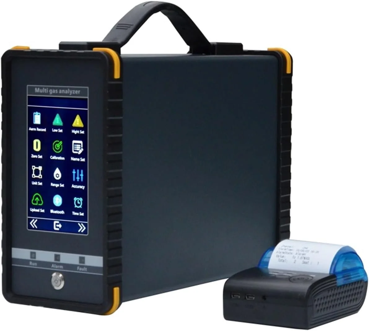 دستگاه تشخیص گاز، آنالایزر گازهای متعدد مقاوم در برابر حرارت، آشکارساز گازهای دودکش 16 در 1 با پروب بلند حذف رطوبت (SF6: 0-100PPM)