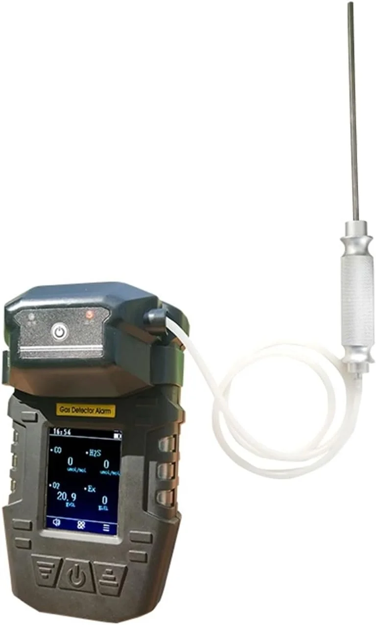 دتکتور گاز، اندازه گیری اکسیژن هوا، آشکارساز کیفیت هوا، مانیتور کیفیت هوا S318 0-100% LEL 0-30% VOL 0-1000ppm 0-100ppm ± 0.3m