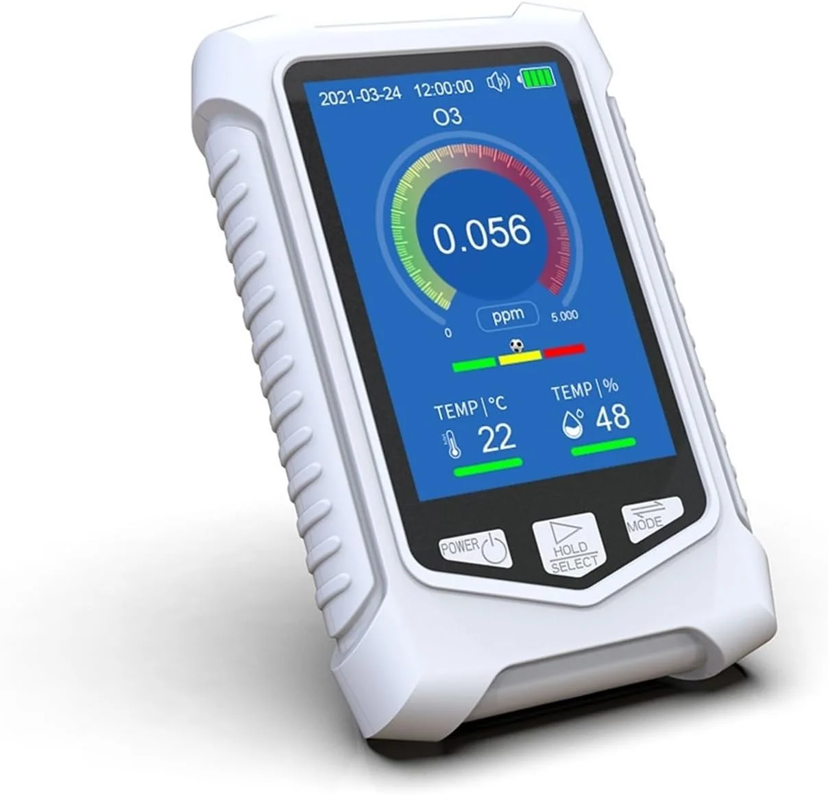 دستگاه تشخیص گاز، تحلیلگر ازن قابل حمل چند منظوره هوشمند O3، سنجش ازن، حسگر گاز برای تشخیص آلودگی هوا با کیفیت بالا