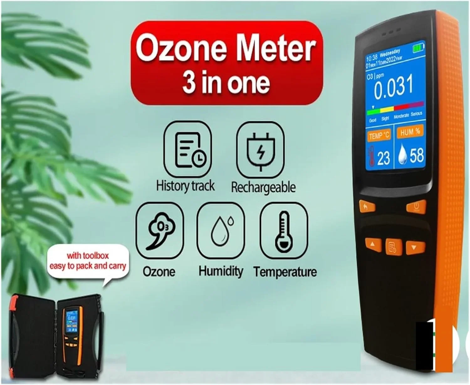 دستگاه تشخیص گاز، ردیاب O3 قابل حمل، آنالایزر گاز، تستر دستی، دستگاه سنجش ازن، ردیاب هوا، سنسور هوشمند دستگاه تشخیص گاز، ردیاب O3 قابل حمل، آنالایزر گاز، تستر دستی، دستگاه سنجش ازن، ردیاب هوا، سنسور هوشمند