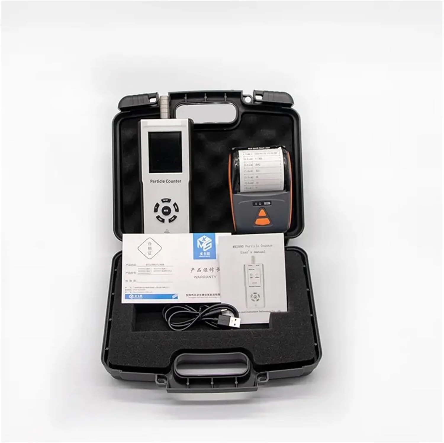 دستگاه قابل حمل شمارش ذرات گرد و غبار شش کاناله CQRMT با قابلیت چاپ و نمایش زنده کیفیت هوا