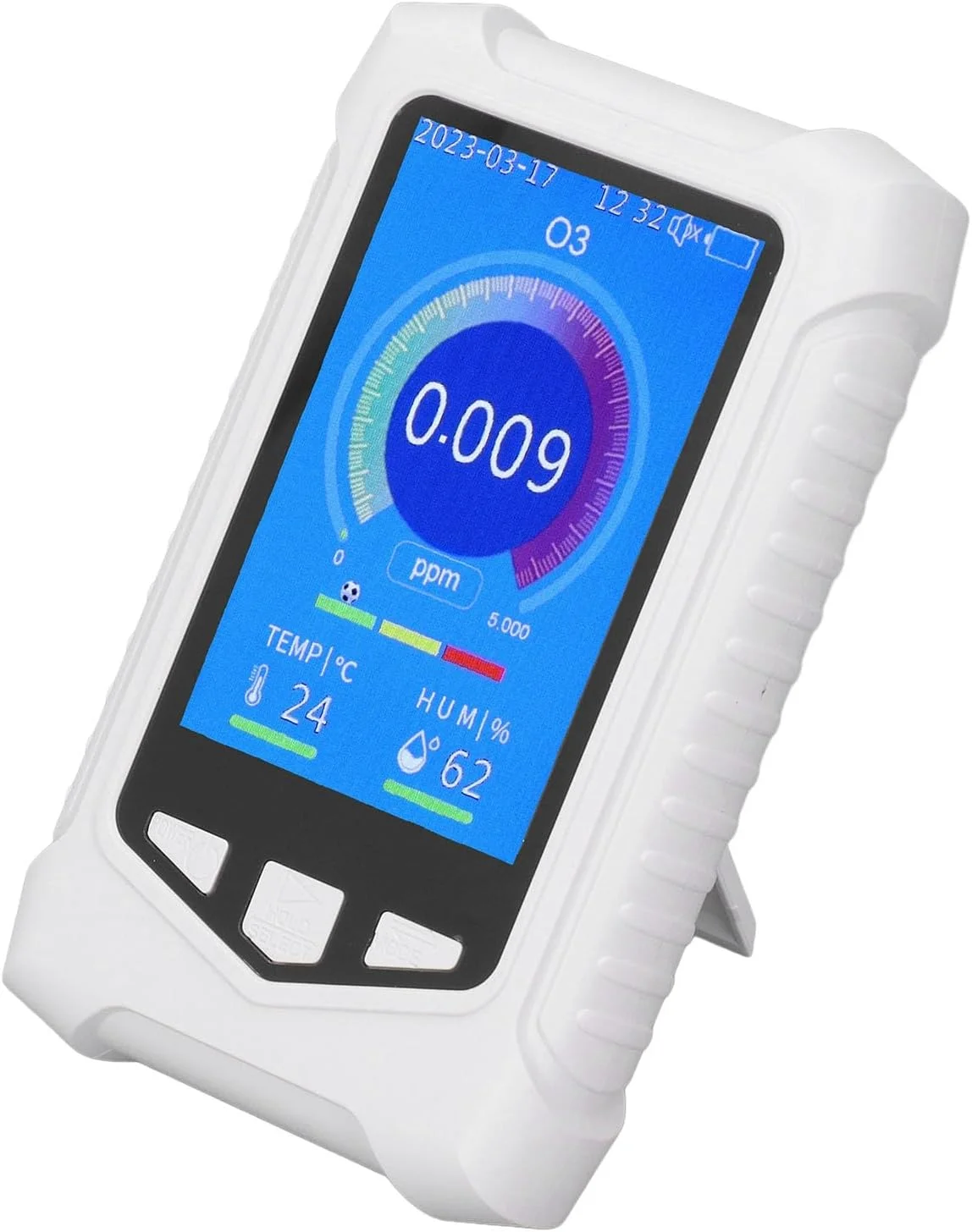 دستگاه تشخیص Cryfokt، آشکارساز قابل حمل با صفحه نمایش 3.5 اینچی و بدنه ABS برای خانه