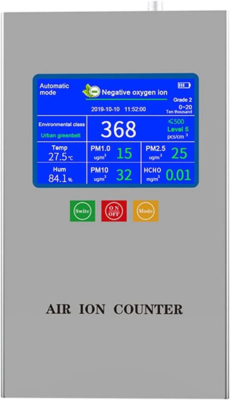 دستگاه سنجش کیفیت هوا CQRMT PM2.5 چند منظوره خانگی، تشخیص دی اکسید کربن، فرمالدئید، گرد و غبار، دستگاه تشخیص مه و غبار دستگاه سنجش کیفیت هوا CQRMT PM2.5 چند منظوره خانگی، تشخیص دی اکسید کربن، فرمالدئید، گرد و غبار، دستگاه تشخیص مه و غبار