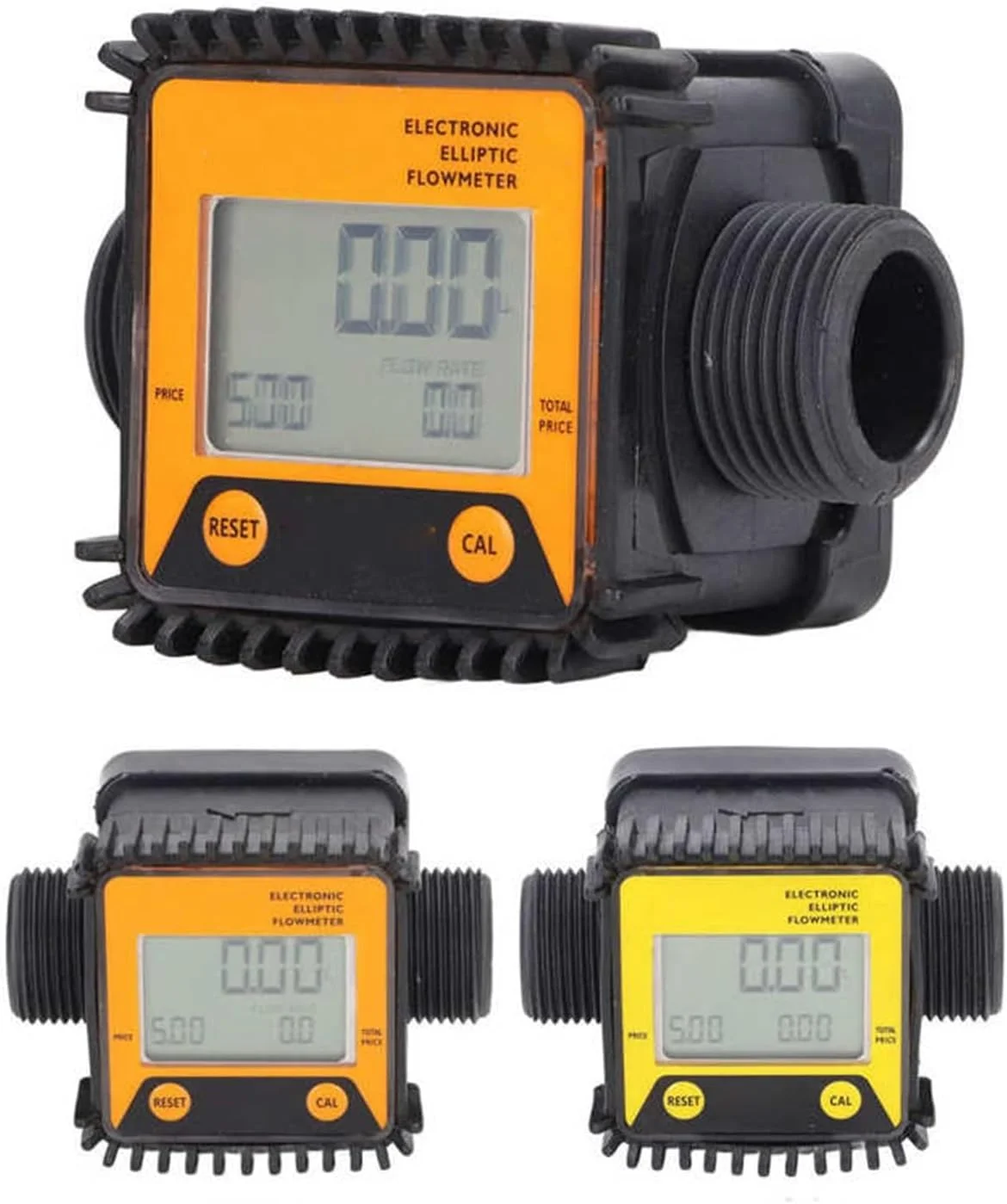 دبی سنج دیجیتال سوخت WERTYFF، کنترلر جریان با عملکرد آسان برای مواد شیمیایی، آب دریا، الکل، فاضلاب صنعتی (نارنجی) دبی سنج دیجیتال سوخت WERTYFF، کنترلر جریان با عملکرد آسان برای مواد شیمیایی، آب دریا، الکل، فاضلاب صنعتی (نارنجی)