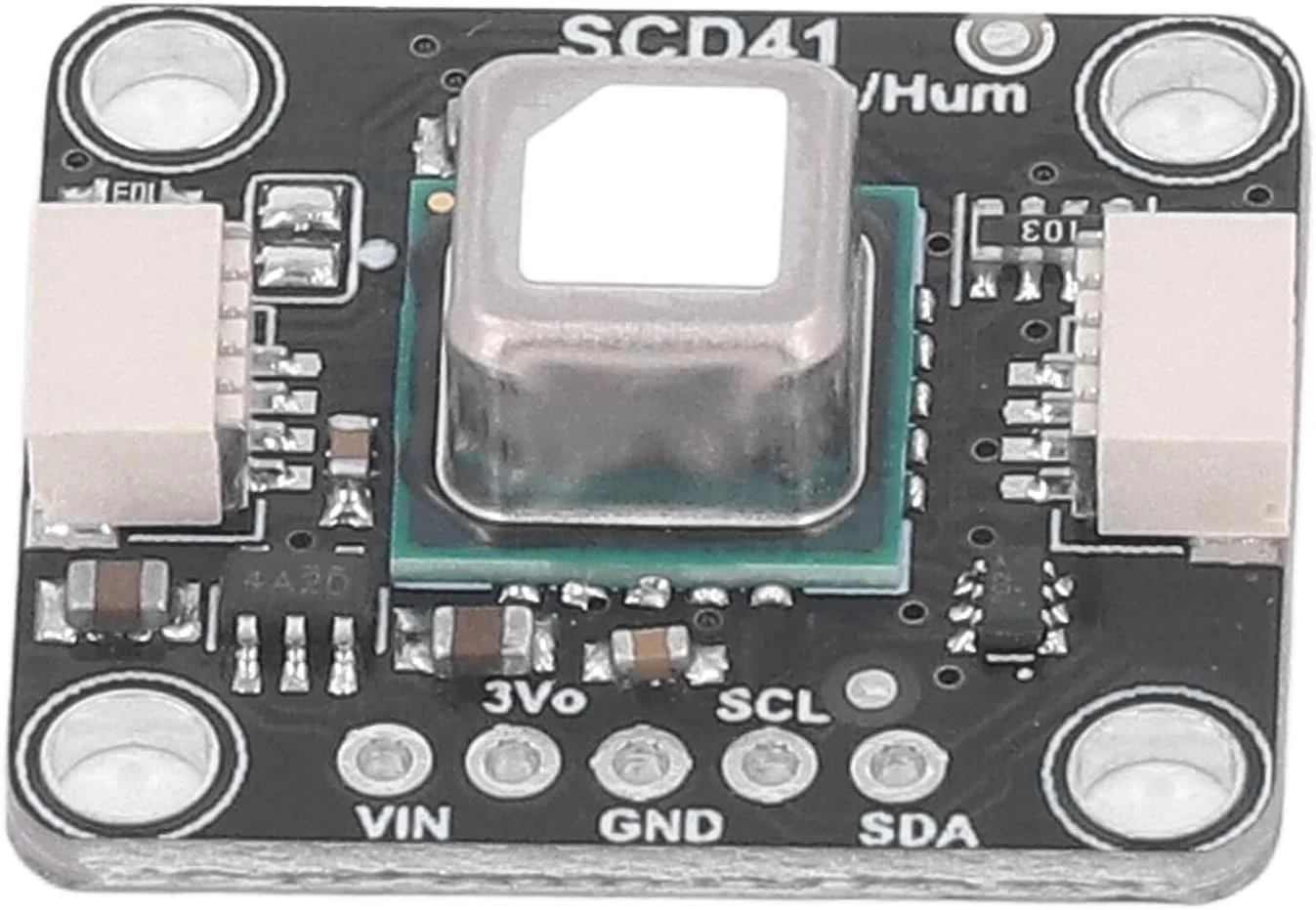 ماژول سنسور CO2، سنسور غلظت گاز دی اکسید کربن با قابلیت تشخیص دما و رطوبت، محدوده اندازه گیری گسترده 400 تا 2000ppm، اندازه جمع و جور برای خانه، دفتر، باغ گیاه شناسی