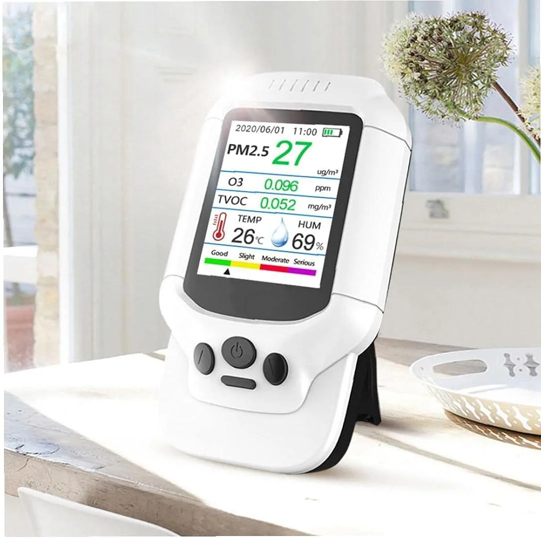 دستگاه تشخیص غلظت ازن، دستگاه تشخیص فرمالدئید، دماسنج رطوبت، تستر آلودگی