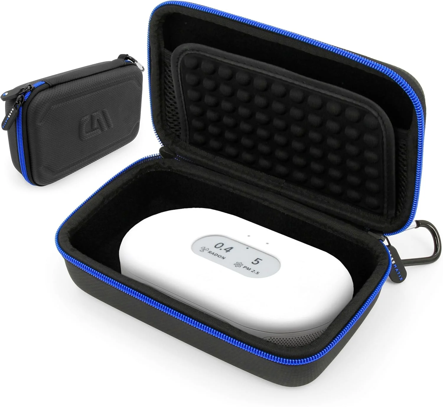 کیف حمل CASEMATIX سازگار با مانیتور کیفیت هوا Airthings 2960 View Plus و لوازم جانبی - شامل فقط کیف دستی