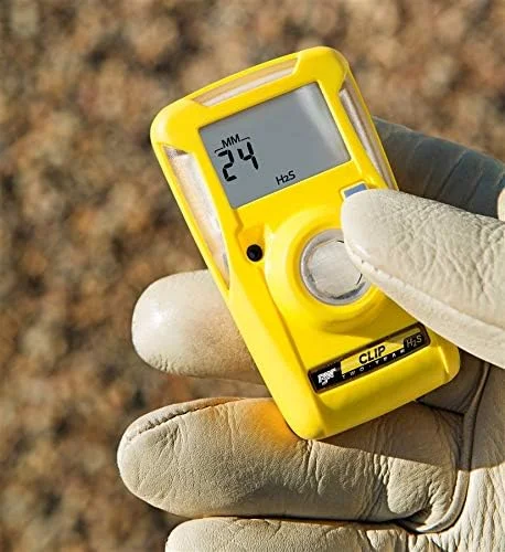 دستگاه مانیتور تک گازی H2S مدل BW Clip BWC2-H از BW Technologies، 10/15