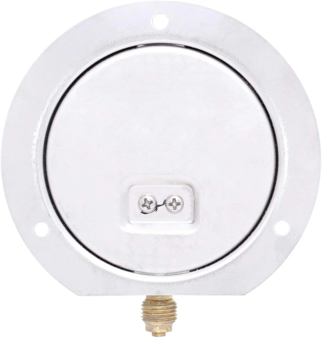 گیج فشار کالکن، CC-10-C-80mm، اتصال از زیر 1/4 اینچ BSP با فلنج