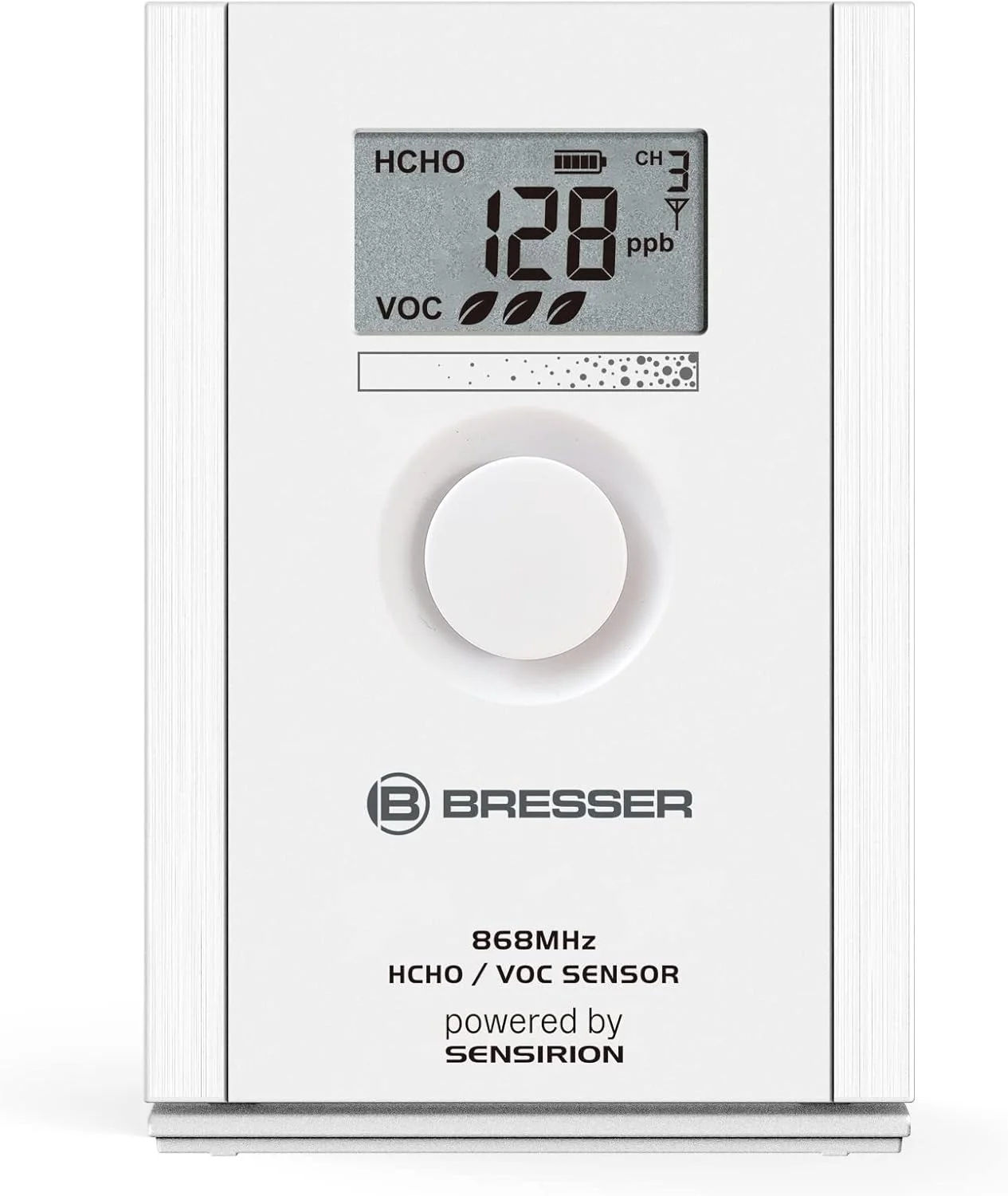 سنسور کیفیت هوا Bresser به عنوان سنسور اضافی برای برخی از ایستگاه های هواشناسی هوشمند Bresser یا راه حل مستقل، سنسور HCHO + VOC