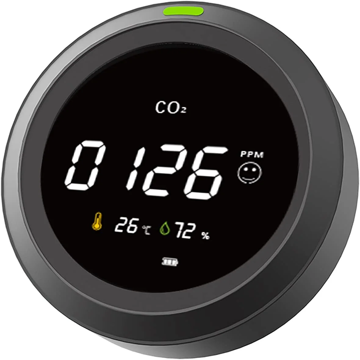 صفحه نمایش کیفیت هوا BREAUX، ردیاب CO2، صفحه نمایش کیفیت هوا، دما و رطوبت نسبی، دستگاه سنجش CO2، صفحه نمایش CO2، سنسور کانال NDIR، دستگاه هشدار CO2، ایده آل برای خانه، دفتر، ماشین، مدرسه