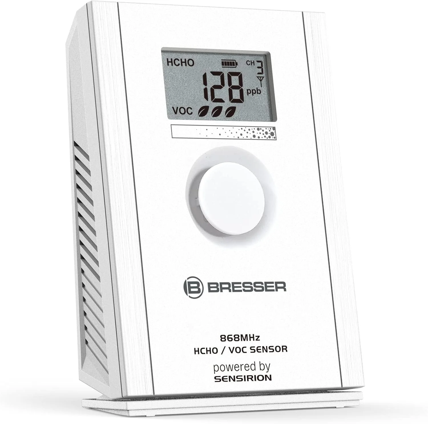 سنسور کیفیت هوا Bresser به عنوان سنسور اضافی برای برخی از ایستگاه های هواشناسی هوشمند Bresser یا راه حل مستقل، سنسور HCHO + VOC
