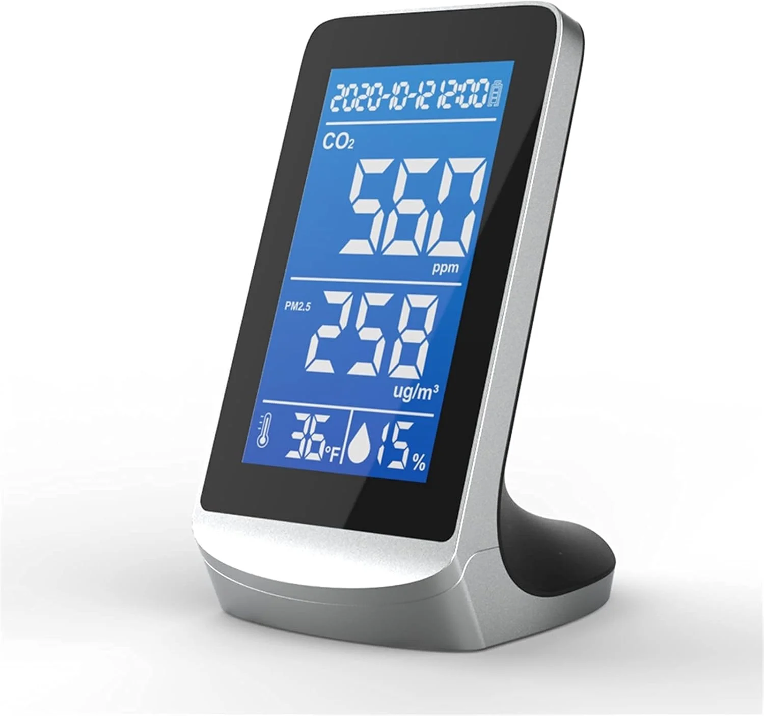 دستگاه آنالیزور کیفیت هوا BENGKUI با صفحه نمایش دیجیتال، مانیتور تشخیص دما، رطوبت، ذرات PM2.5 و دی اکسید کربن CO2، ابزارهای چند منظوره URG