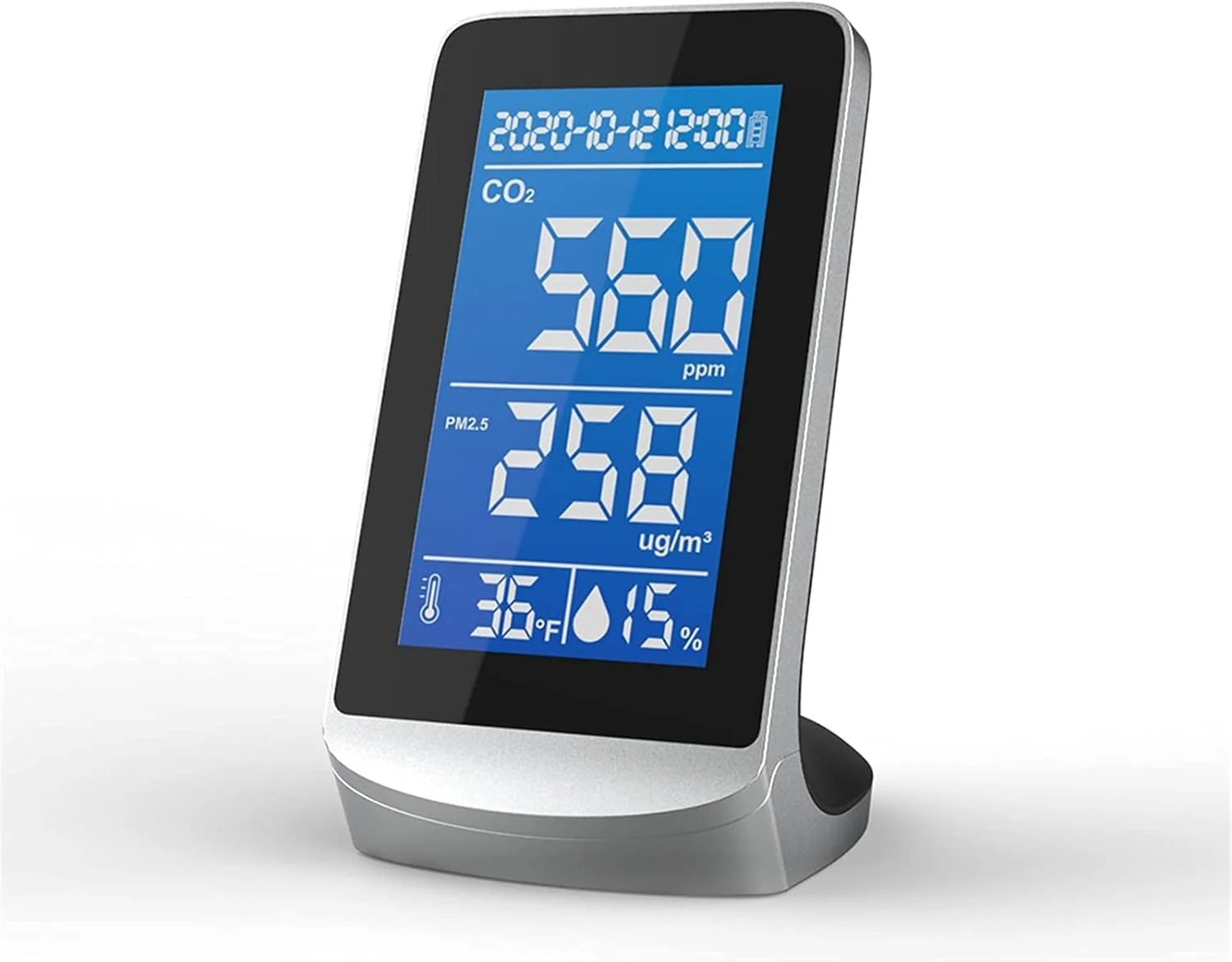 دستگاه آنالیزور کیفیت هوا BENGKUI با صفحه نمایش دیجیتال، مانیتور تشخیص دما، رطوبت، ذرات PM2.5 و دی اکسید کربن CO2، ابزارهای چند منظوره URG