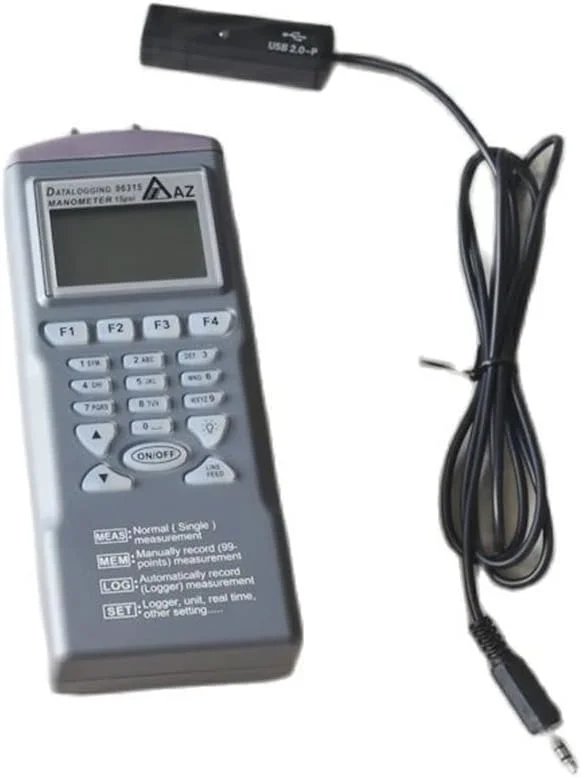 AZ96315 مانومتر ثبات دار دیجیتال اختلاف فشار 15 PSI