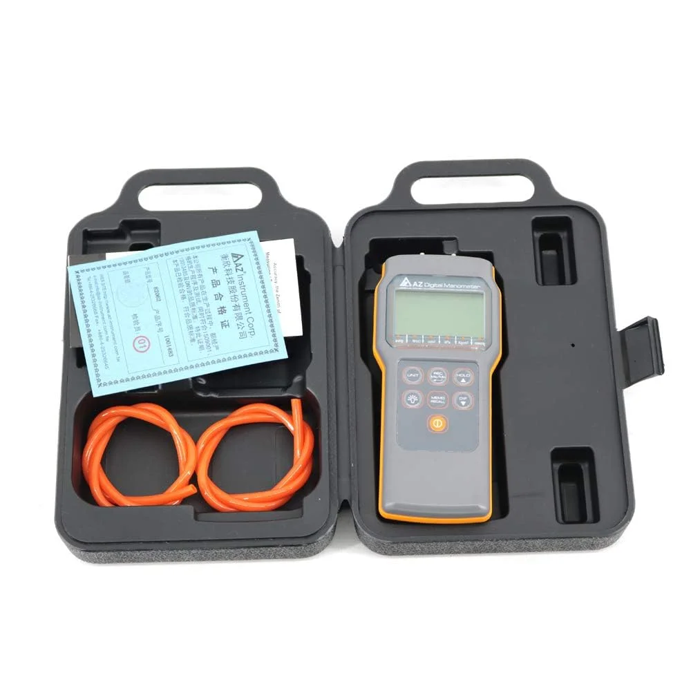 فشارسنج دیفرانسیل AZ82062، مانومتر دیجیتال اقتصادی 6 PSI