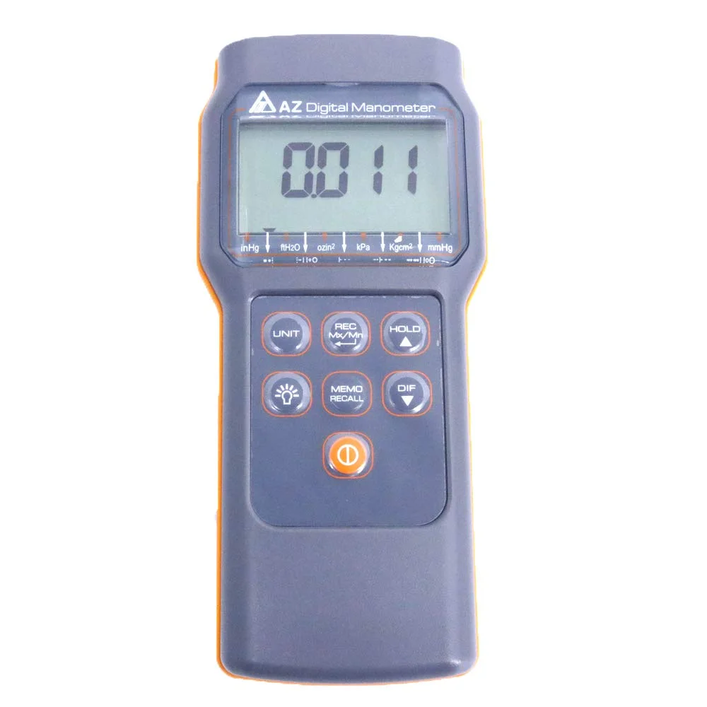 فشارسنج دیجیتال AZ82152 با محدوده 15psi برای تست اختلاف فشار